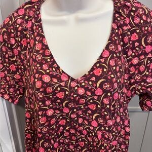 Old navy Floral V-Neck Women Top